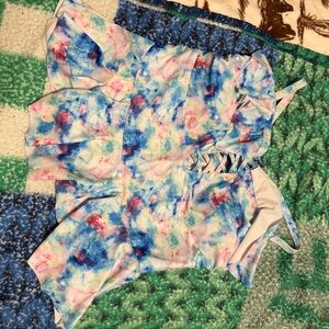 Colorful Tie-Dye Sleeveless Top